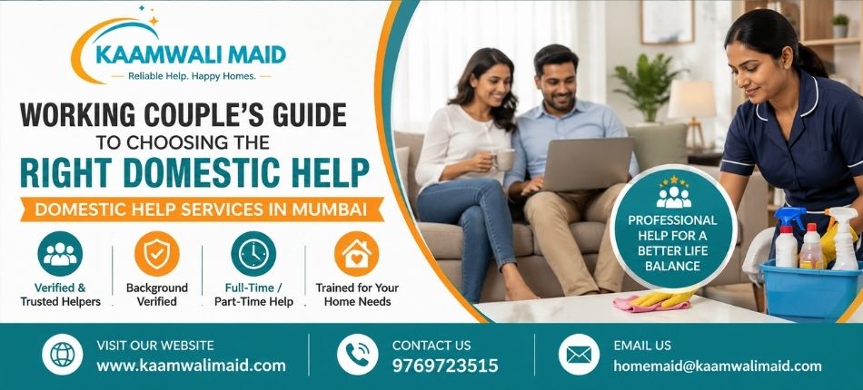 Domestic Help Services in Mumbai | Kaamwalimaid