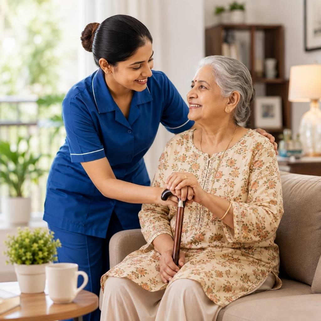 Trusted Elder Care Services in Mumbai | Kaamwali Maid