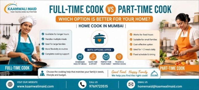 Home Cook in Mumbai | Kaamwali Maid