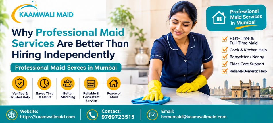 Professional Maid Services in Mumbai | Kaamwali Maid