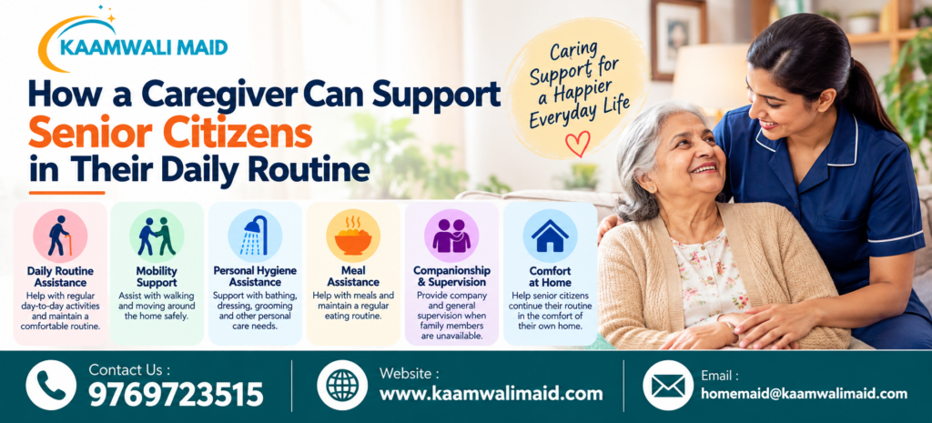 Caregiver for Elderly in Mumbai | Kaamwali Maid