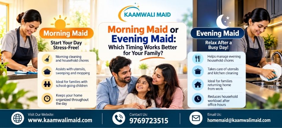 Part Time Maid in Mumbai | Kaamwali Maid