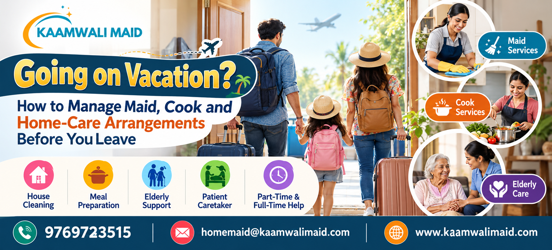 Temporary Domestic Help in Mumbai | Kaamwali Maid